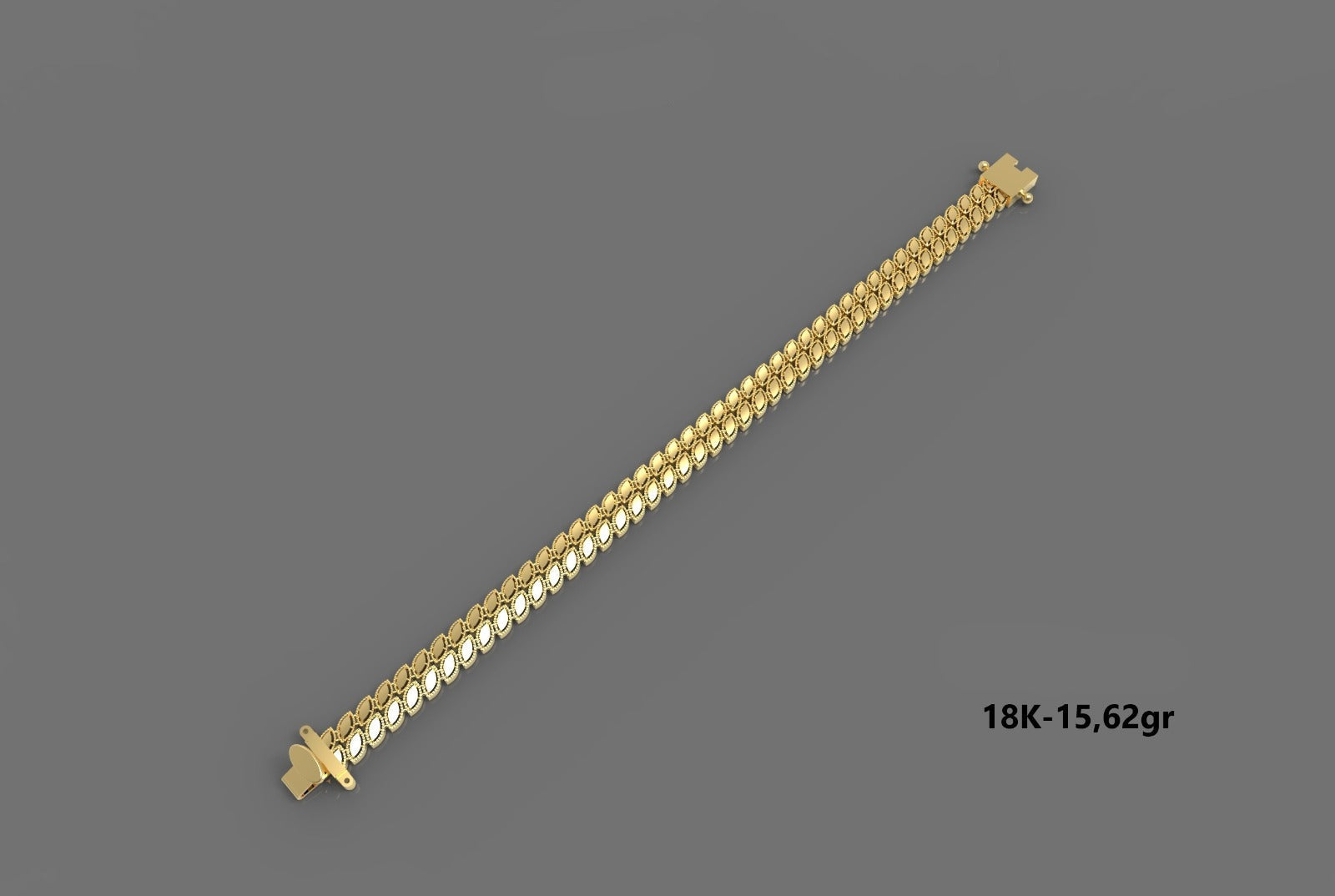 Gourmette Mailles Amande